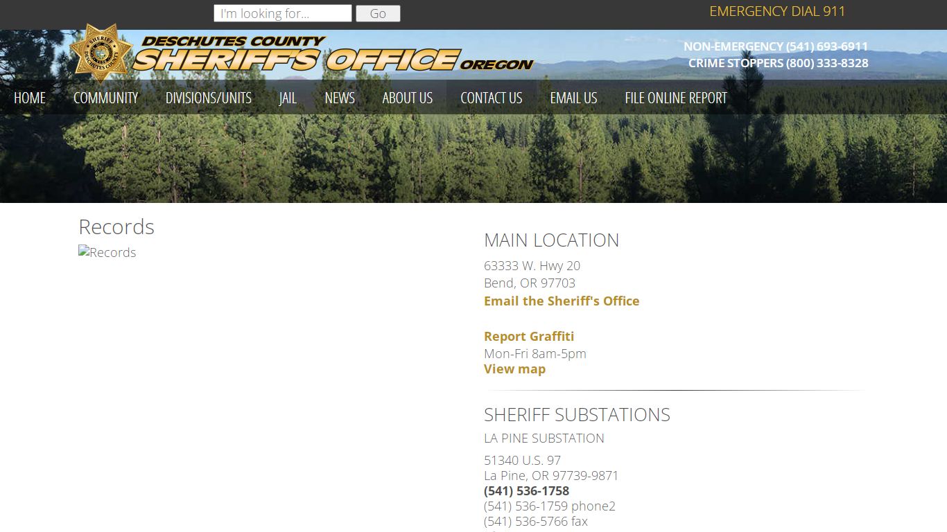 Records - Deschutes County